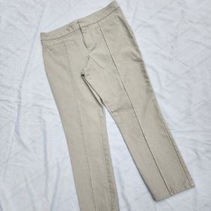 Sz 8 khaki straight pants by DKNY